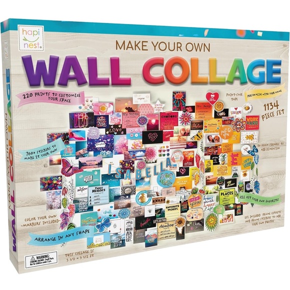DIY Wall Collage Picture Arts and Crafts Kit for Teen Girls Gifts - Picture 1 of 4